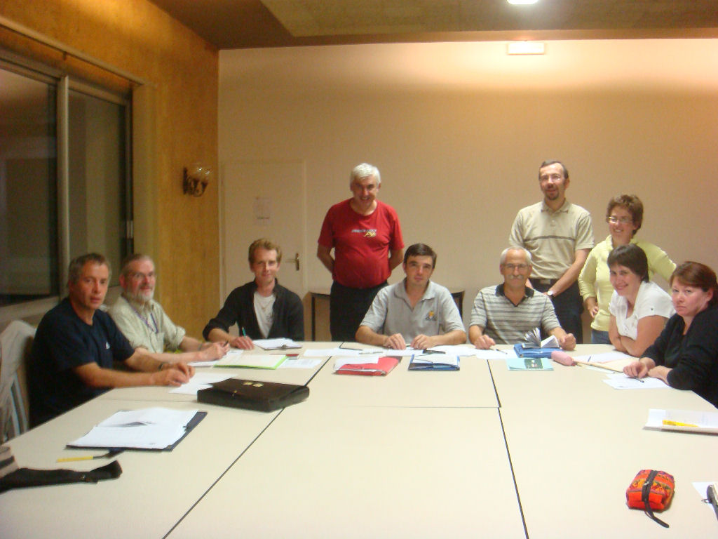 De gauche à droite:Patrick Gerland,André Denis,Christophe Boitrand,Jean-Paul Bourgeois,Olivier Minaud,Dominique Charlot,Jean-Yves Sommet,Sylvie Nouzé,Christel Daloz,Martine Lagrange.
